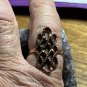 Solid copper ring #CR093 - Available in Sizes 5 to 10. Diamond Cut Finish.