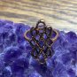 Solid copper ring #CR093 - Available in Sizes 5 to 10. Diamond Cut Finish.