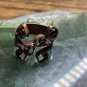 Solid copper size 9 ring With an Antiqued Finish. Very Unique.
