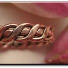 Solid Copper Ring CR015. 1/8 of an inch wide. -  Available in sizes 3, 4, 7 & 13