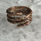 Solid copper, Nickel and brass adjustable wrap ring TU26-2. Solid copper, Nickel and brass adjustable wrap ring TU26-2.