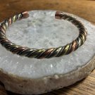 Solid Copper, Nickel and brass Ladies7 to 7 1/2 Cuff Bracelet #TS2 1/2” wide. Solid Copper, Nickel and brass Ladies7 to 7 1/2 Cuff Bracelet #TS2 1/2” wide.