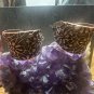 Solid Copper antiqued  Bridge wire Earrings CE779C - 1 inch in diameter