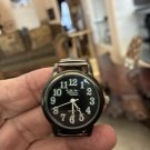 Vintage Black Metal Watch With Metal Stretch Band For A 6 1/2 To 7” Wrist. Vintage Black Metal Watch With Metal Stretch Band For A 6 1/2 To 7” Wrist.