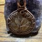 Solid Copper Stone Pendant and 20 Inch Solid Chain Set #TS26-7