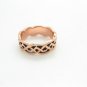 Solid copper Celtic Knot ring #CTR393 - 1/4" wide. Available in size 7