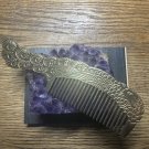 Pure Brass handmade comb hair comb 5 3/4 inches long x 1.50 inches wide. Pure Brass handmade comb hair comb 5 3/4 inches long x 1.50 inches wide.