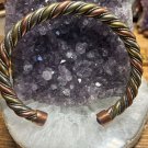 Solid Copper, Nickel and brass Men’s Cuff Bracelet #TS2 1/2” wide. Solid Copper, Nickel and brass Men’s Cuff Bracelet #TS2 1/2” wide.