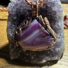 Solid Copper Stone Pendant and 20 Cent Inch Chain Set #TS26-1 Solid Copper Stone Pendant and 20 Cent Inch Chain Set #TS26-1