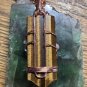 Solid Copper Tiger’s Eye Stone Pendant and 20 Inch Solid Chain Set #TS26-21