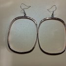 Solid Copper Hoop Earrings CE896 - 2 1/2 Inches Long X 1 3/4 Inches Wide. Solid Copper Hoop Earrings CE896 - 2 1/2 Inches Long X 1 3/4 Inches Wide.