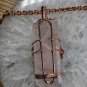 Solid Copper Rose Quartz Stone Pendant and 20 Inch Solid Chain Set #TS26-26