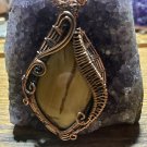 Solid Copper Stone Pendant and 20 Inch Solid Chain Set #TS26-11 Solid Copper Stone Pendant and 20 Inch Solid Chain Set #TS26-11