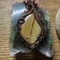 Solid Copper Stone Pendant and 20 Inch Solid Chain Set #TS26-11