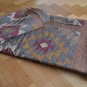 Large Kilim Rug Indian Hand Knotted Diamond Harlequin 150x210cm 5x7ft Jute Wool