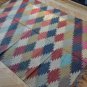 Kilim Rug Hand Made 120x180cm Natural Jute Wool Traditional Indian Diamond 6403