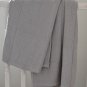 Grey Cotton Throw Large Soft Geometric Huge Waffle Knitted 180x230cm 1.8x2.3m
