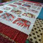 Bedspread Large Sofa Throw Cover Single Bed Recycled Patch Elephants Patchwork