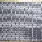 Cotton Hand Woven Rug Soft Geometric Pattern White Grey Monochrome 120x180cm 4x6