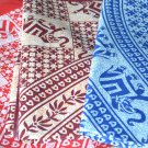 Indian Mandala Elephants Bedsheet Pillows Bedding Set Bohemain Hippie 2.4m x 2m