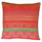 Bright Pink Green Gold Tribal Cushion Covers Cotton Lurex 40cm 60cm 16" 24"