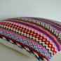 Red Pink Diamonds Tribal Cushion Cover Cotton Woven Decorative 40cm 60cm 16" 24"
