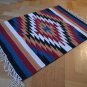 Kilim Rug Wool Indien Hand Knotted Diamond Harlequin 60x90cm 2x3 Moroccan Orange