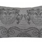 Luxury Grey Pillow Cushion Covers Sel de Mer Soft 100% Cotton Chenille 18" 45cm