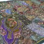 INDIEN Tapestry Dark Green Wall Hanging Table Cover Recycled Sari Embroidery