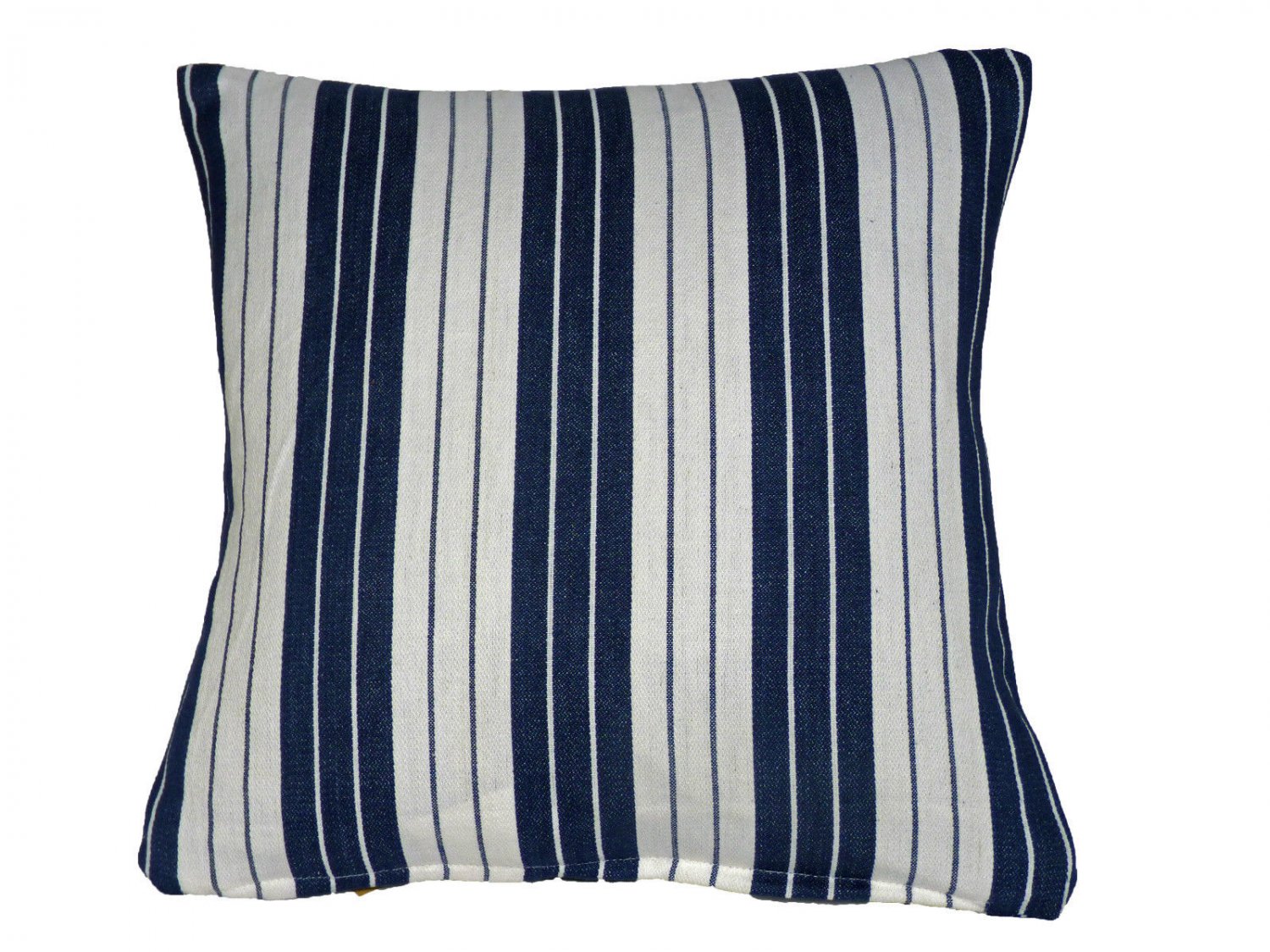 Faulty ZIP Blue STRIPE Cushion Covers Cotton 40cm Machine Washable Craft Fabric