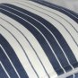 Faulty ZIP Blue STRIPE Cushion Covers Cotton 40cm Machine Washable Craft Fabric