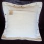 Luxury Velvet Cream Cushion Covers SLIGHTLY MARKED 16" 40cm Soft Stud Sofa