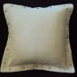 Luxury Velvet Cream Cushion Covers SLIGHTLY MARKED 16" 40cm Soft Stud Sofa