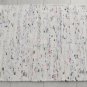 White Chindi Rag Runner Rug Handmade Recycled Cotton 180x60cm 6x2 Hemmed Pastel
