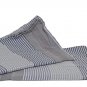 Sofa Throw Ribbed Cotton Stripe Bed Cover 140x180cm Natural Cream Grey New Sale