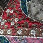 King Size Bedspread Large Sofa Throw Raj Indien Recycled Sari Beads 255cm 8.5ft