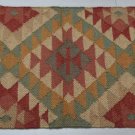 Extra Long Kilim Rug Runner Wool Jute Indien 60x300cm 2x10' Kelim Handmade AFGAN
