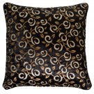 10 Black Velvet Shiny Cushion Covers 16x16 40cm Wholesale Clearance Bulk Sale
