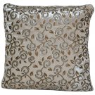 10 Beige Cream Velvet Cushion Covers 16x16 40cm Wholesale Clearance Bulk Sale