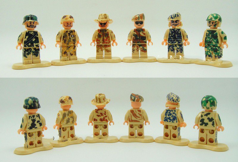 lego camouflage minifigures