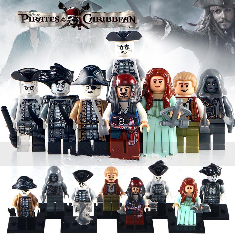 lego pirates of the caribbean minifigures