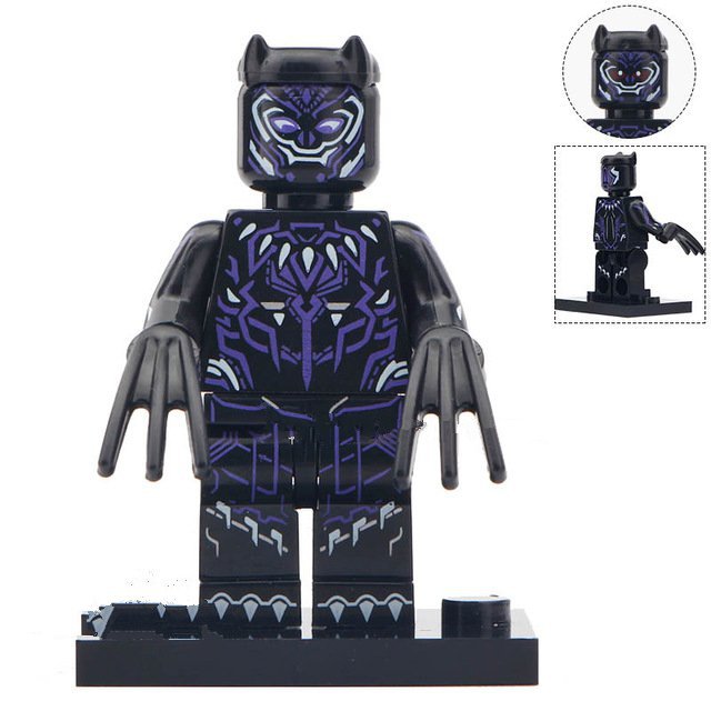 black panther lego guy