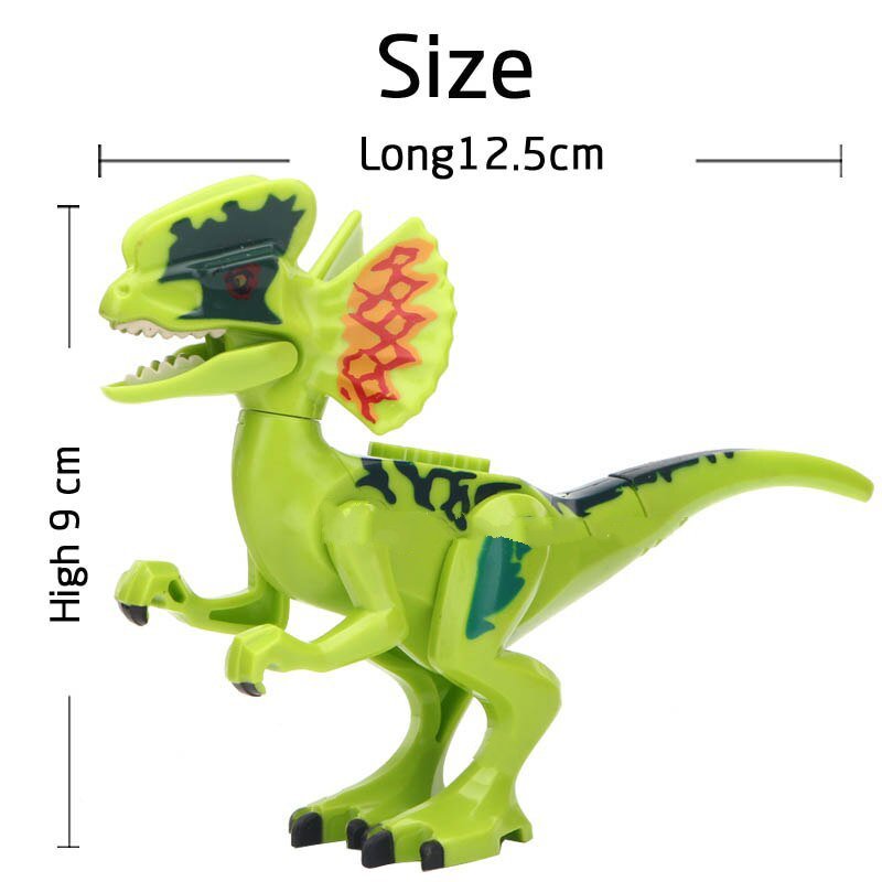 green dilophosaurus