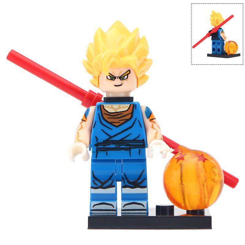 Vegeta Dragon Ball Lego Toys Minifigure