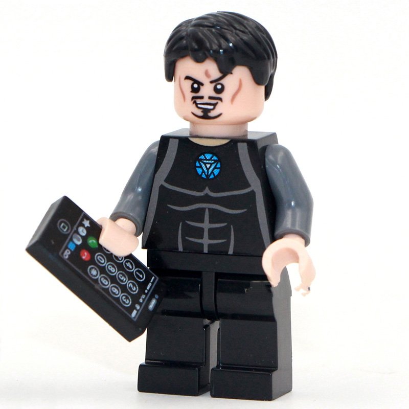 lego tony stark face