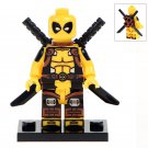 Yellow Deadpool Lego Minifigure Toys