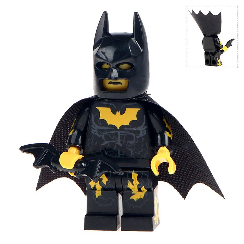 Batman Gold Bat Lego Minifigure Toys