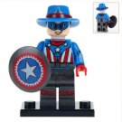 Cowboy Captain America Lego Minifigure Toys