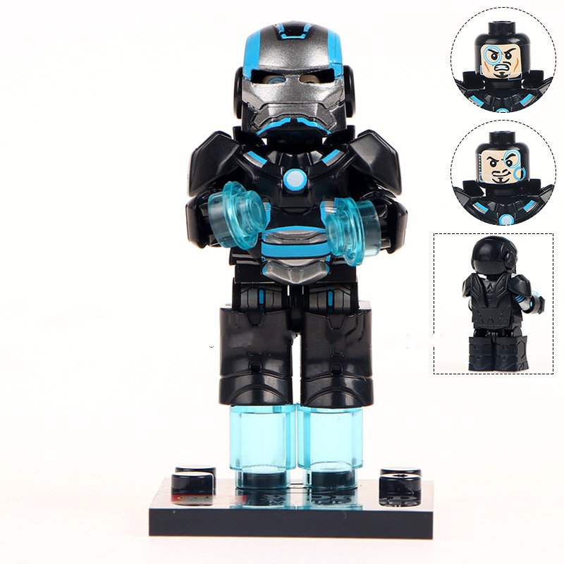 Armored Iron Man War Suit Lego Minifigure Toys