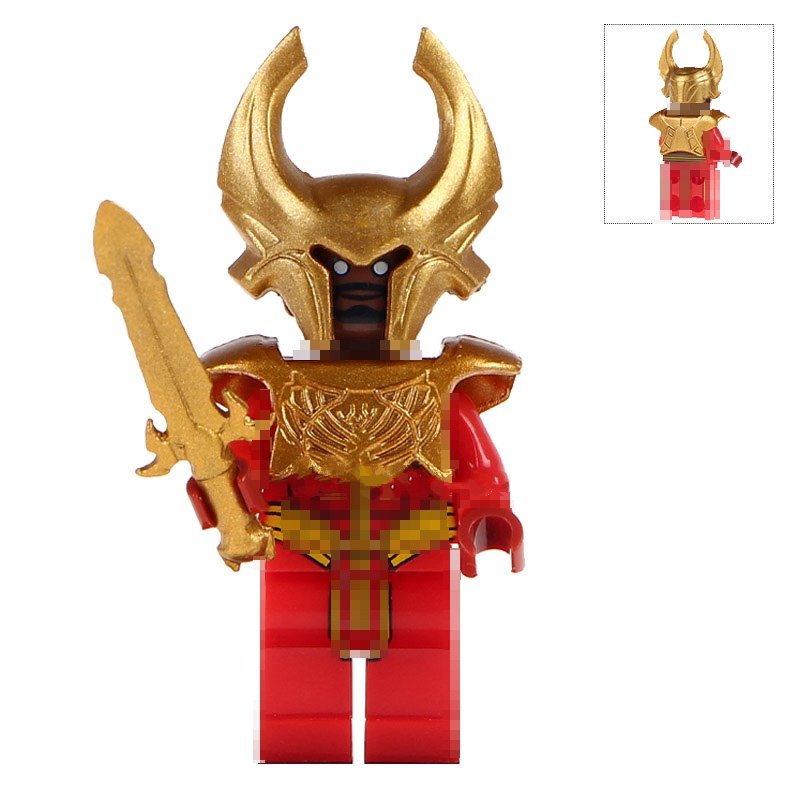 Heimdall Red Thor Lego Minifigure Toys